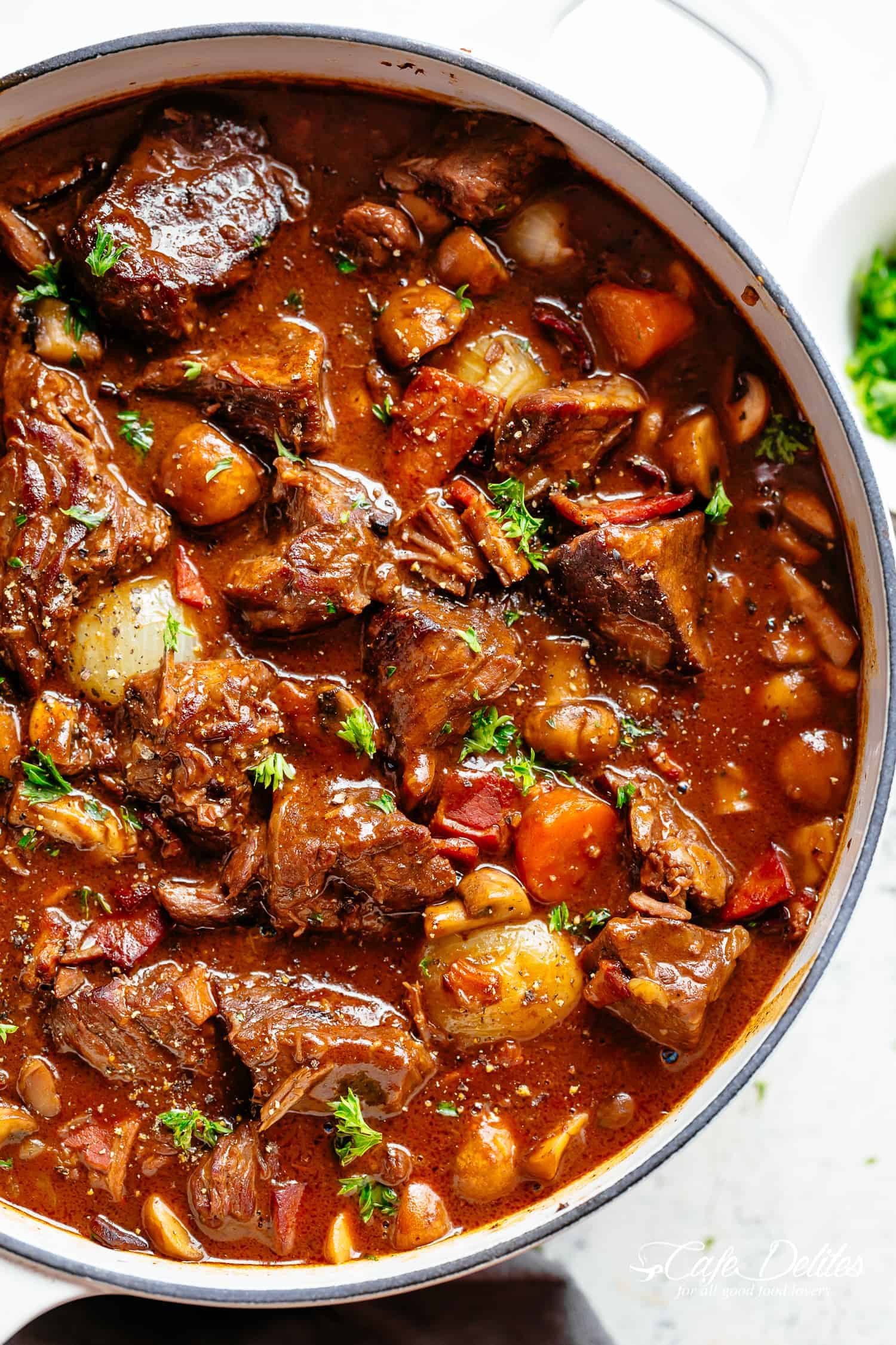 Boeuf bourguignon voor 4 personen