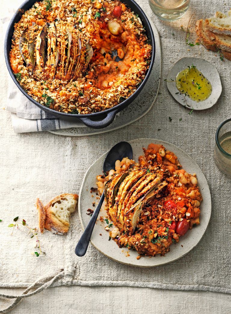 Cassoulet met knolselderij