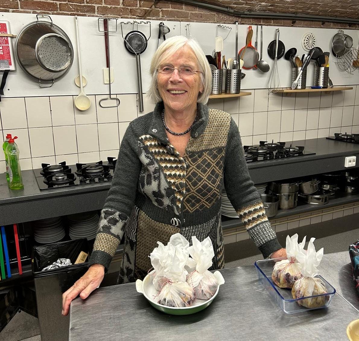 Paddenstoelen, rode biet en mozzarella