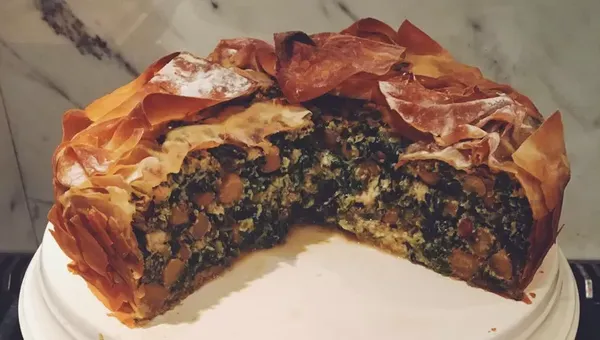 Vegetarische Filodeeg Taart