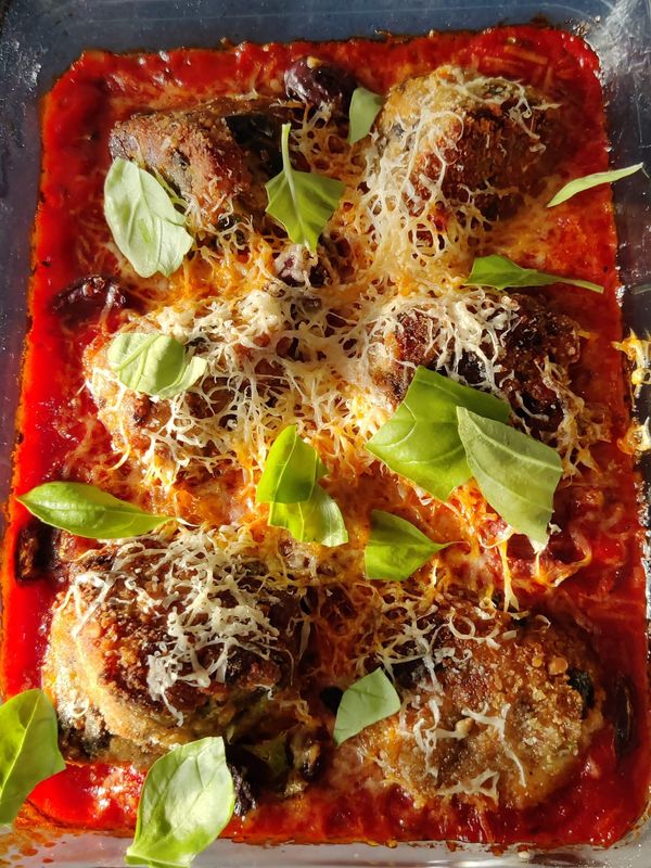 Aubergineknoedels alla Parmigiana