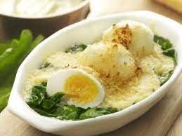 Gegratineerde spinazie