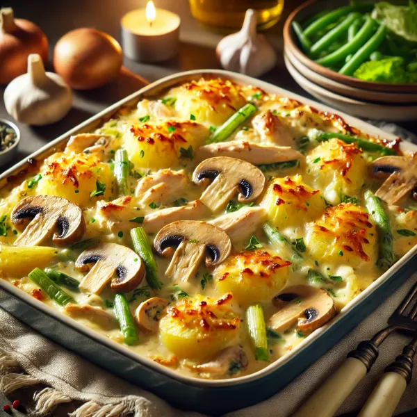 Romige Kip & Aardappel Ovenschotel